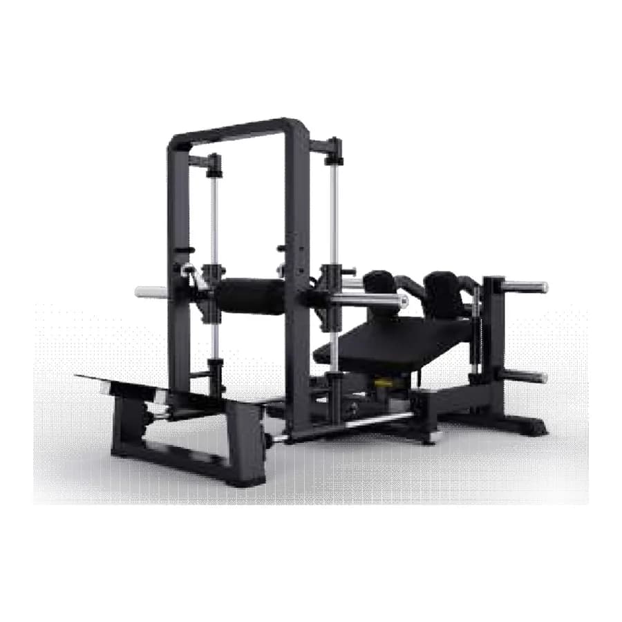 Hip thrust (empuje de cadera) con discos