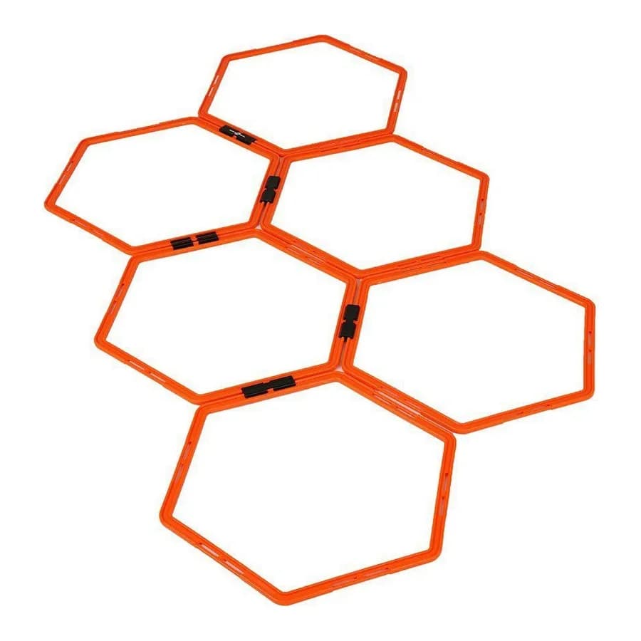 Aros de agilidad hexagonales